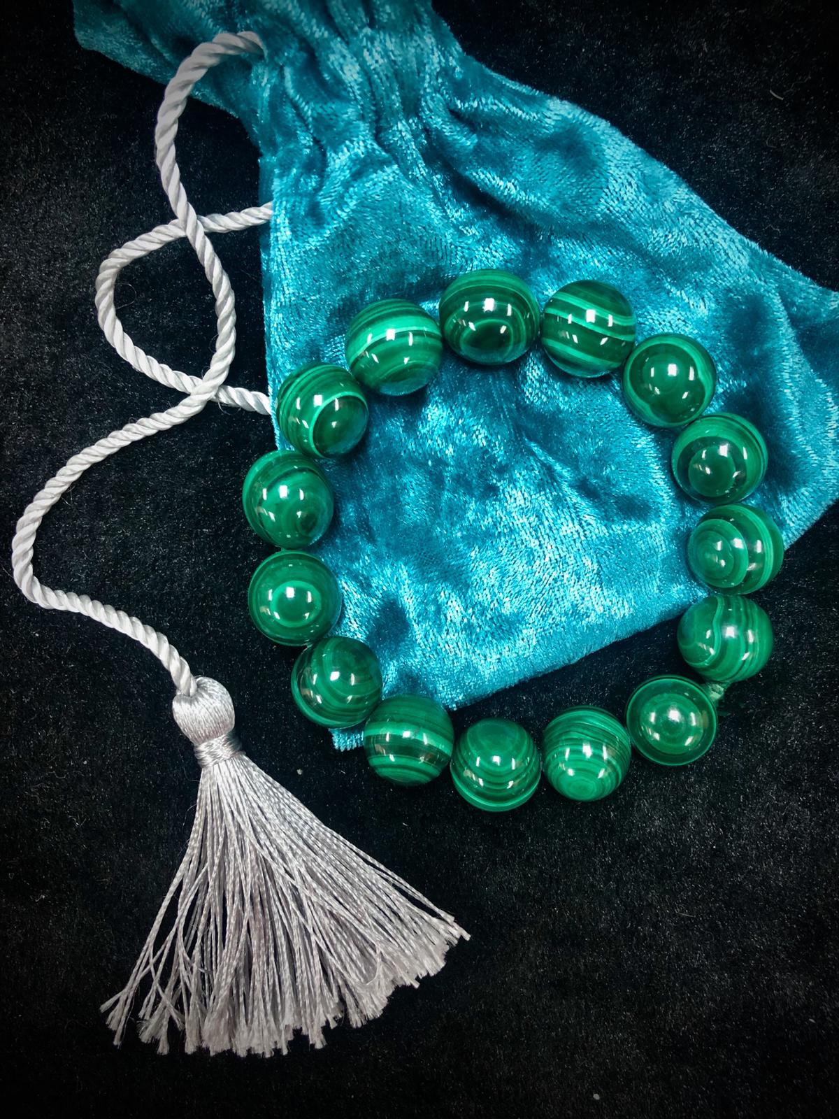 〖孔雀石手串〗