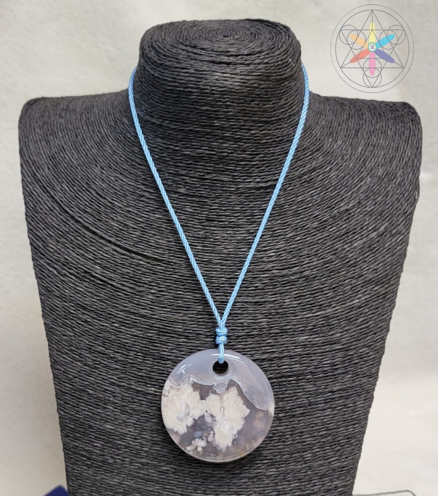 【櫻花瑪瑙 Blossom Agate】頸繩