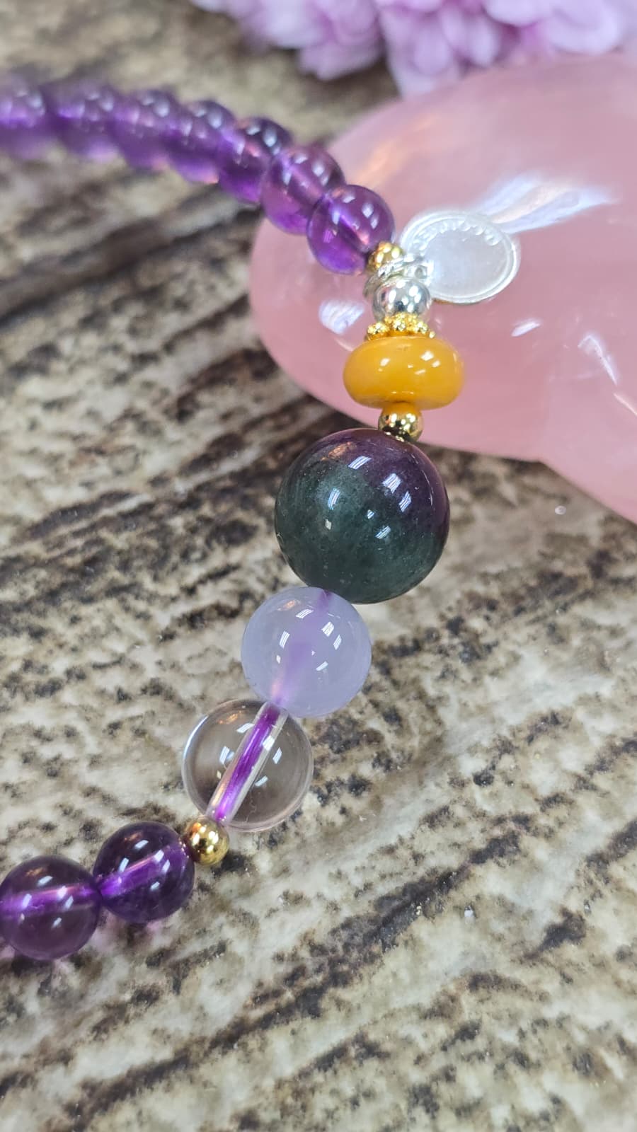 全新五行開運水晶手串