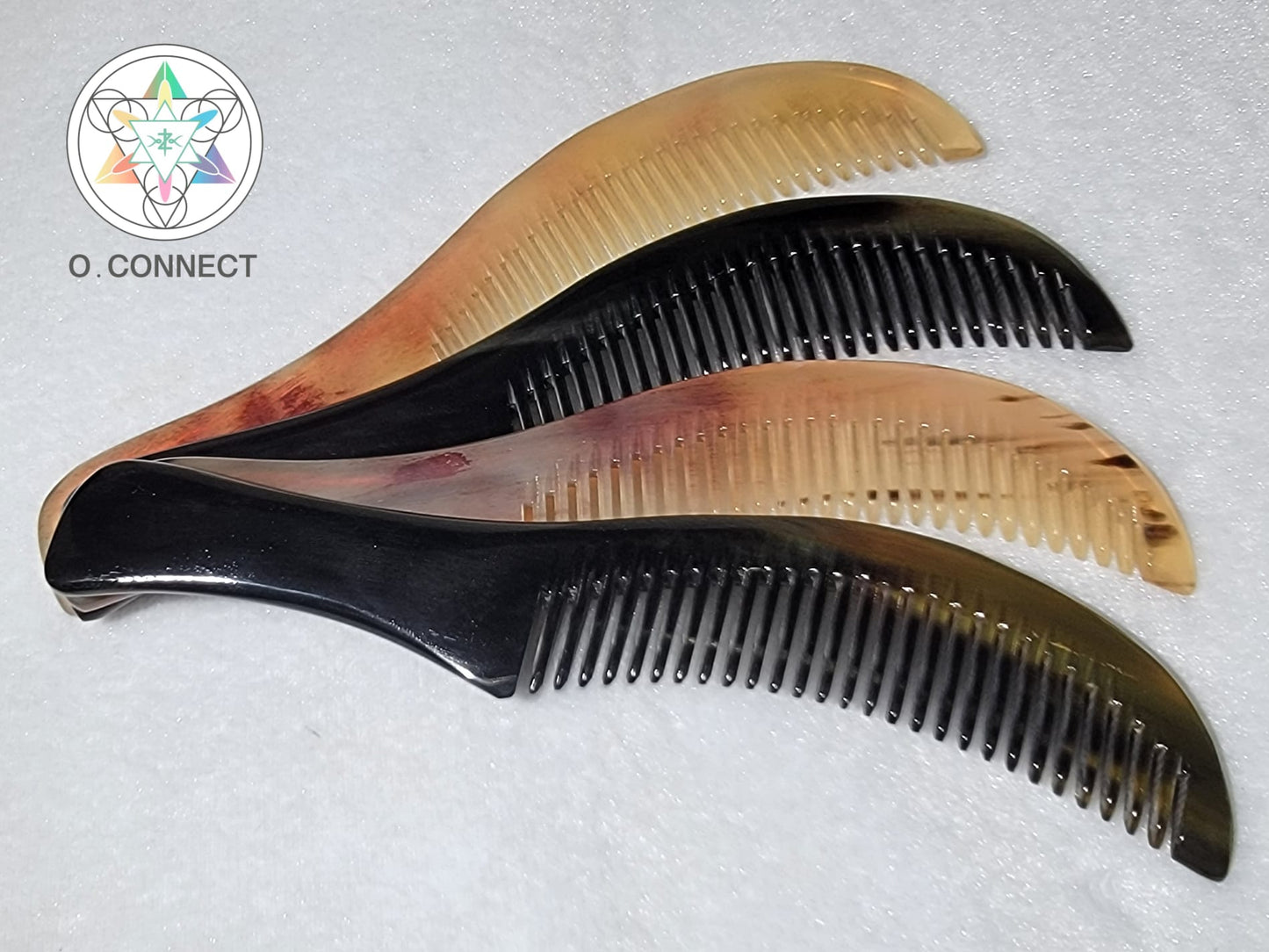 *天然正品【青海氂牛牛角經絡梳】*