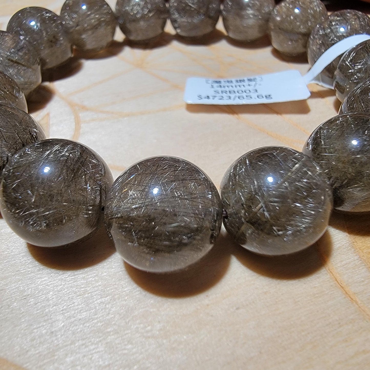 魔鬼銀髮晶手串