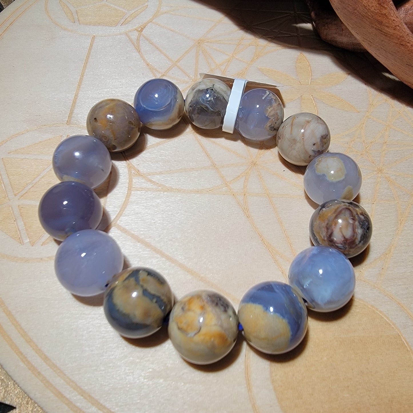【藍玉髓手串 】