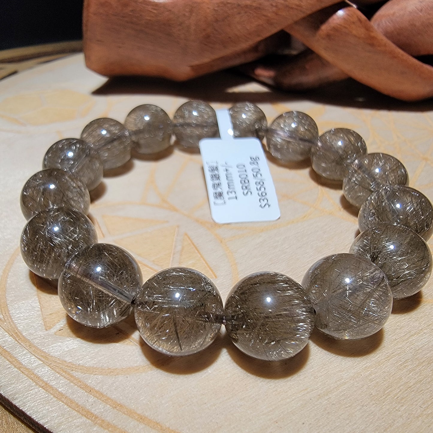 魔鬼銀髮晶手串