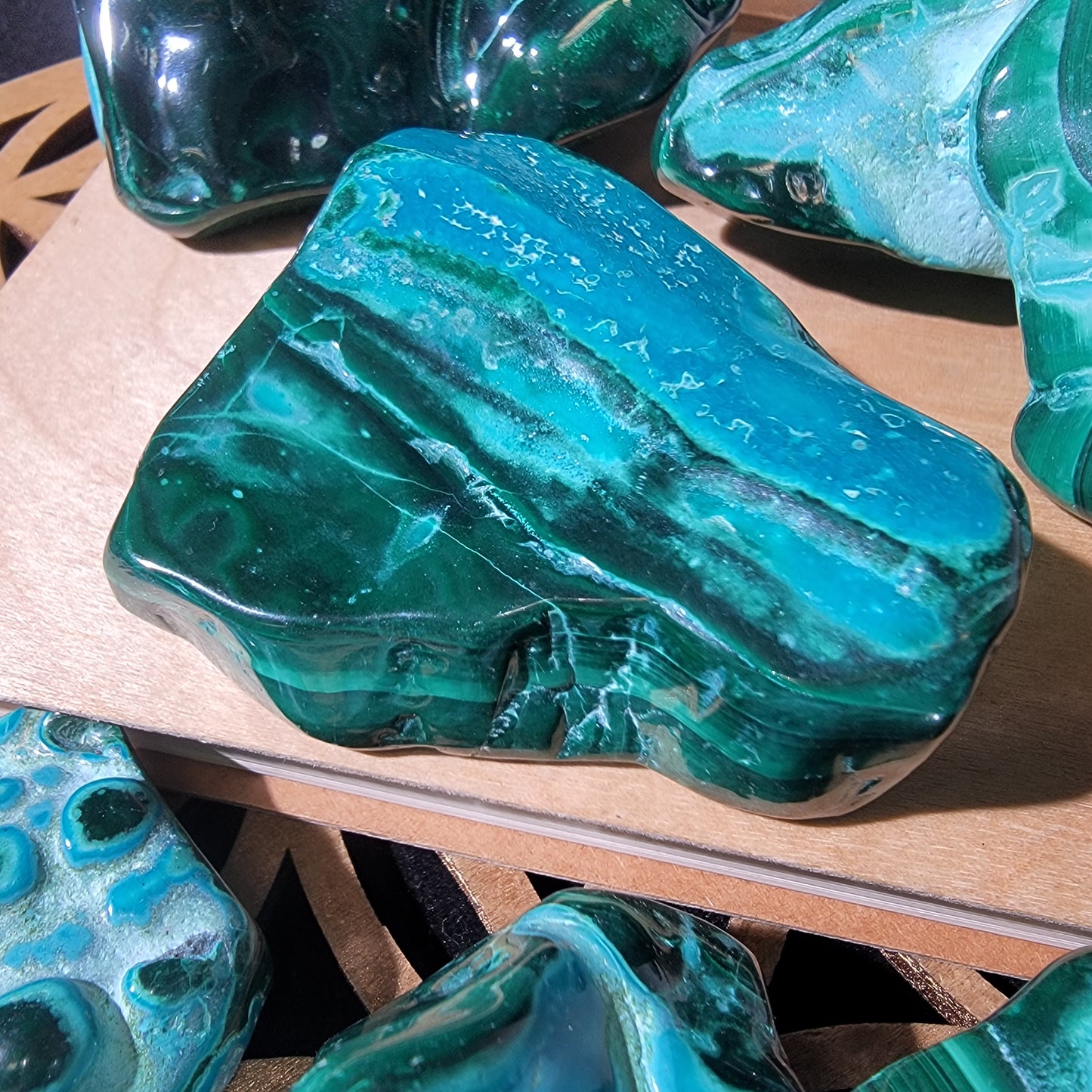 *超靚【矽孔雀石】*