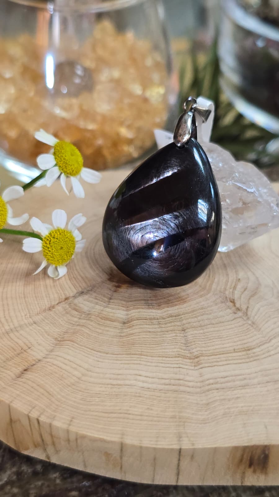 頂級金運石吊墜