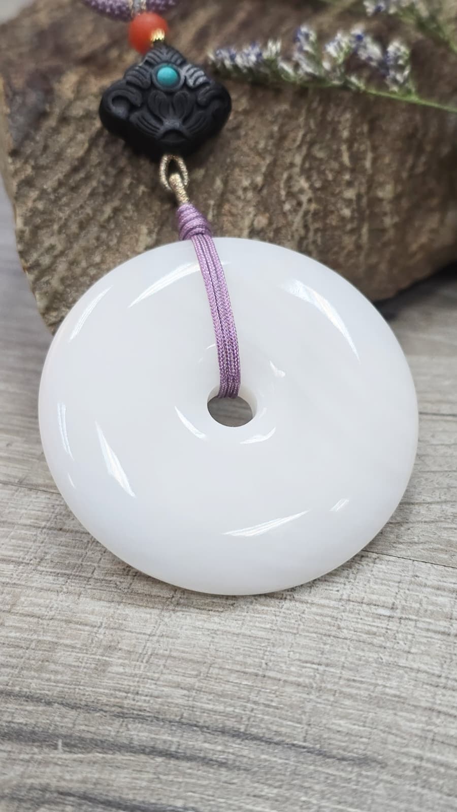 硨磲平安扣頸繩