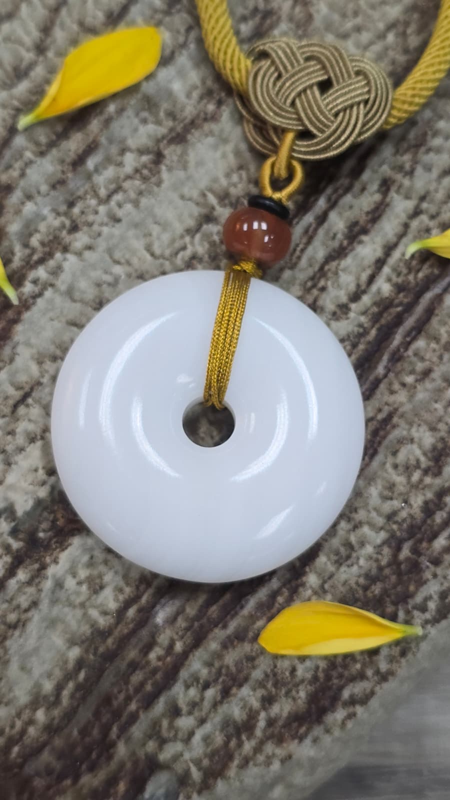 硨磲平安扣頸繩