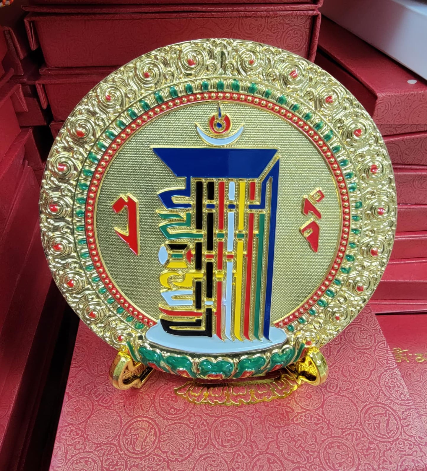合金【十相自在圖】擺件(青海活佛開光加持)