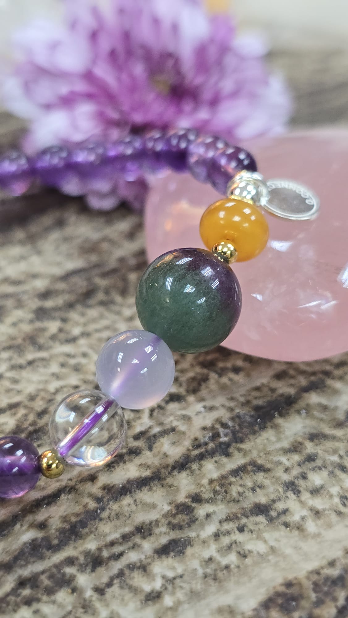 全新五行開運水晶手串