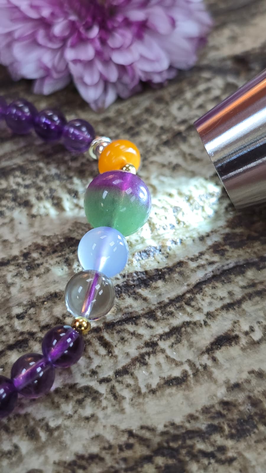 全新五行開運水晶手串