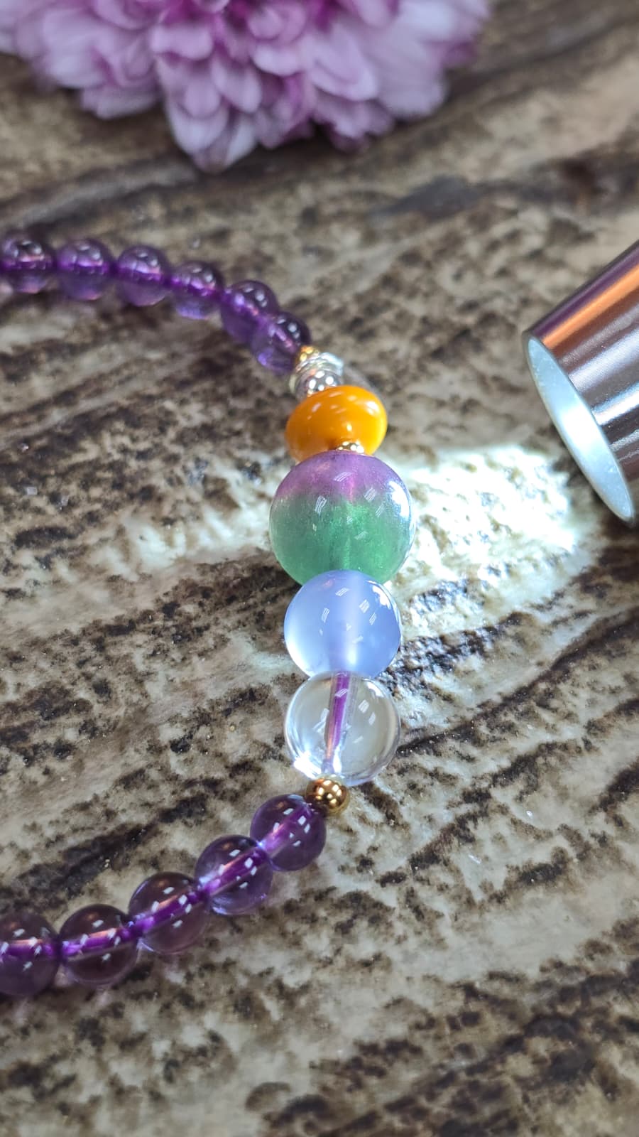 全新五行開運水晶手串