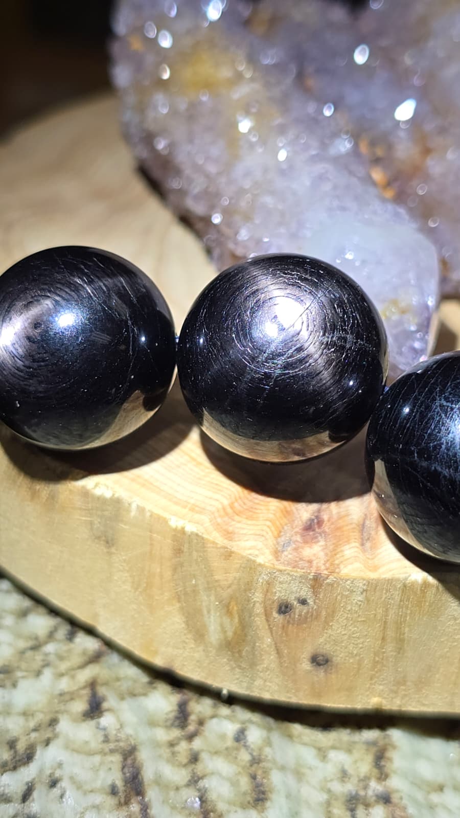 頂級十字星光金運石手串