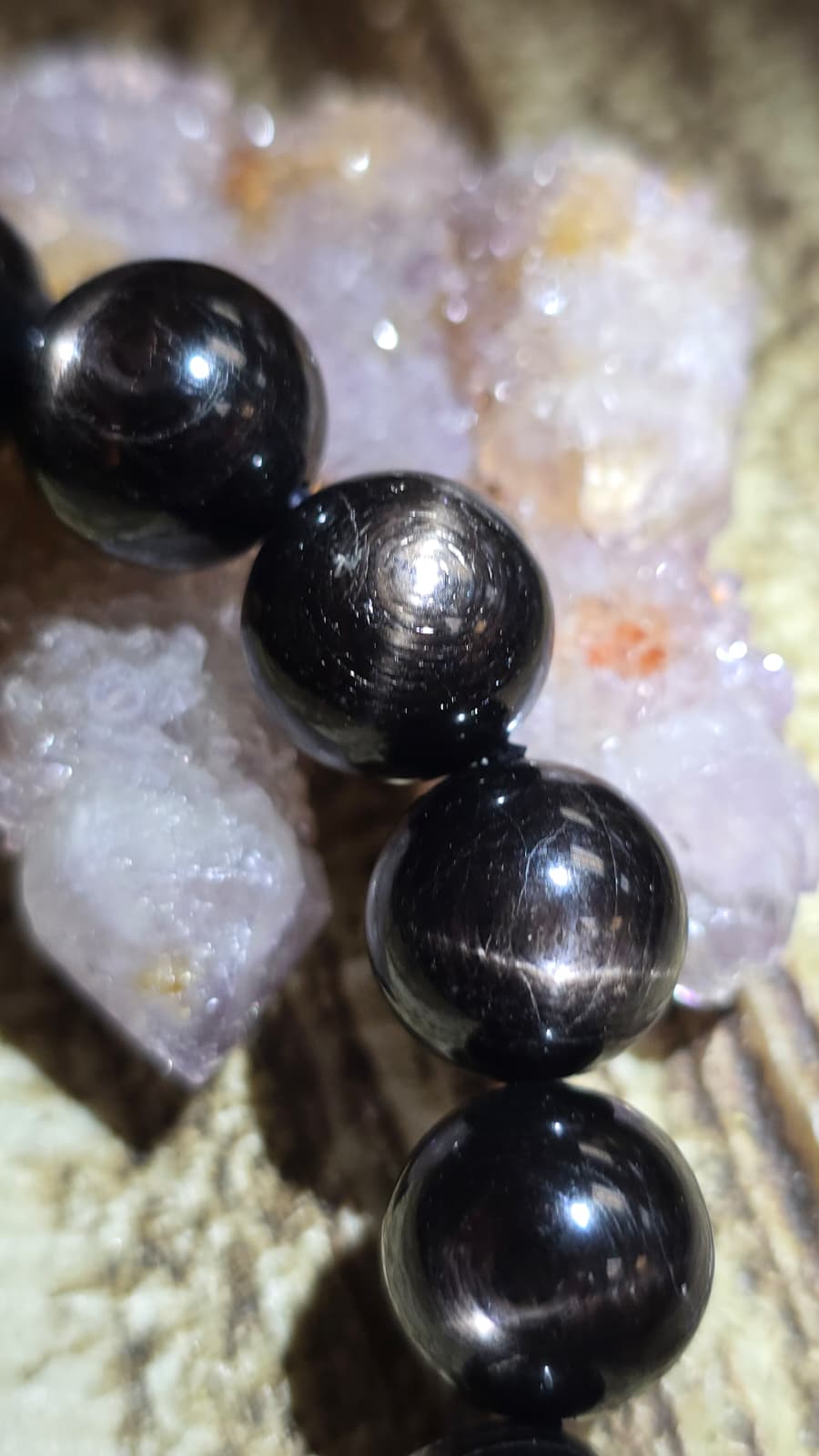 頂級十字星光金運石手串