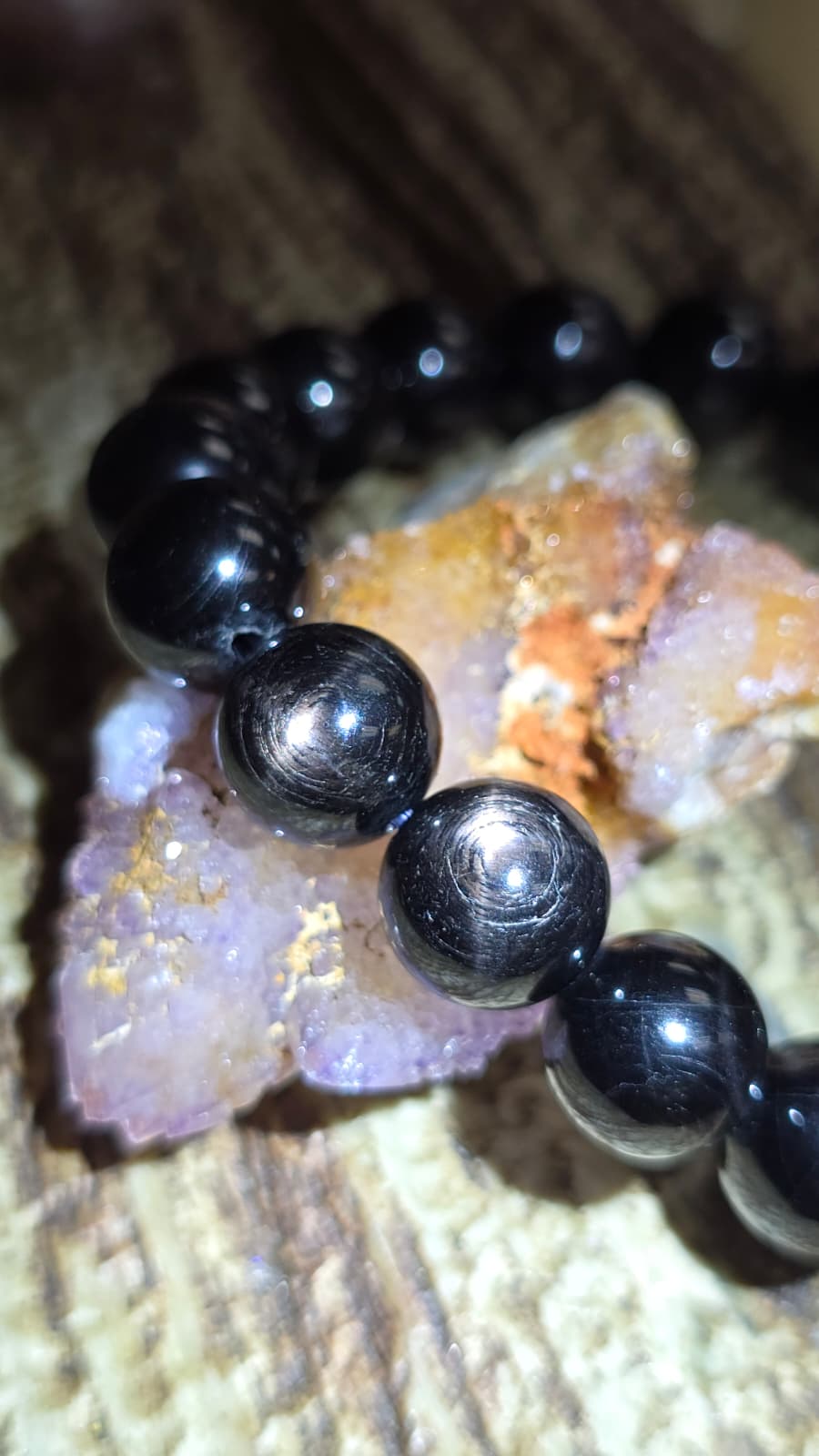 頂級十字星光金運石手串