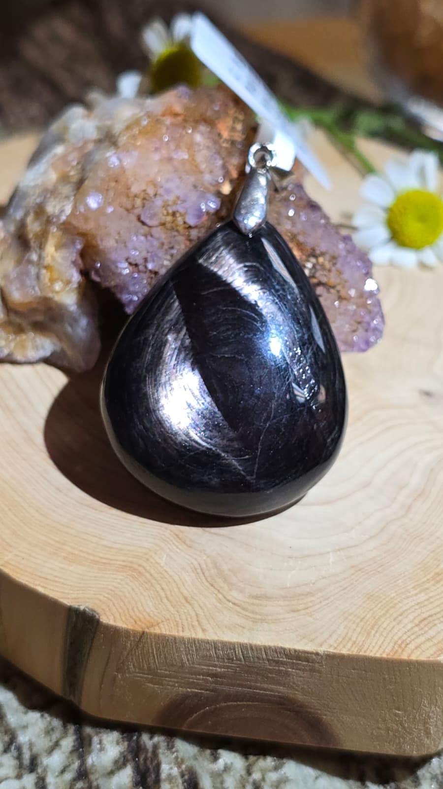 頂級金運石吊墜