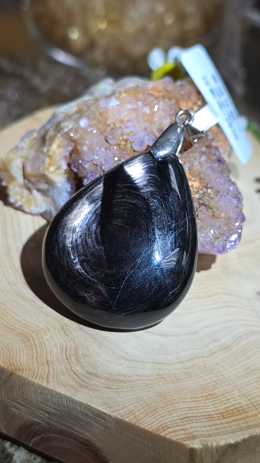 頂級金運石吊墜