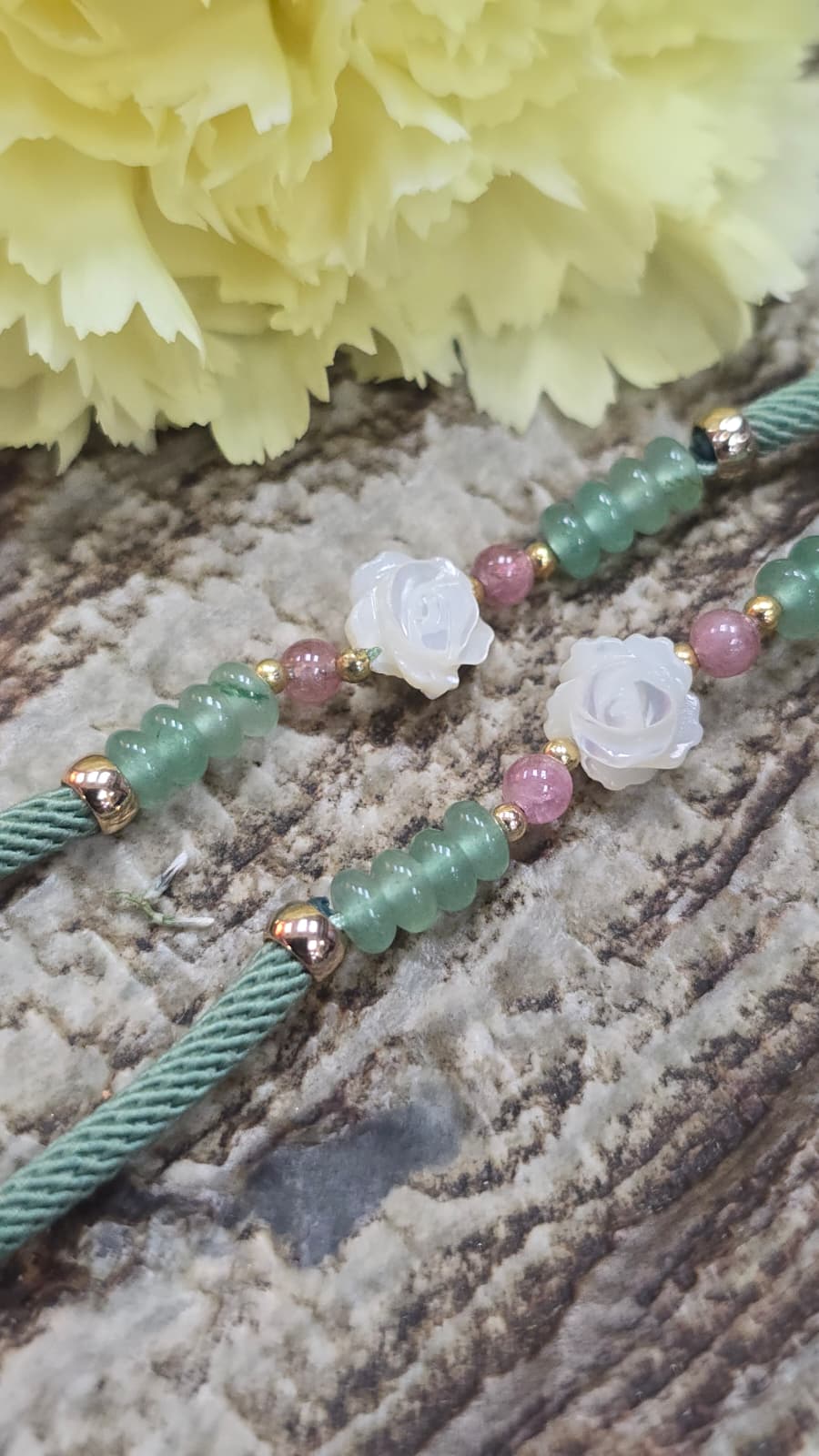 硨磲平安扣頸繩