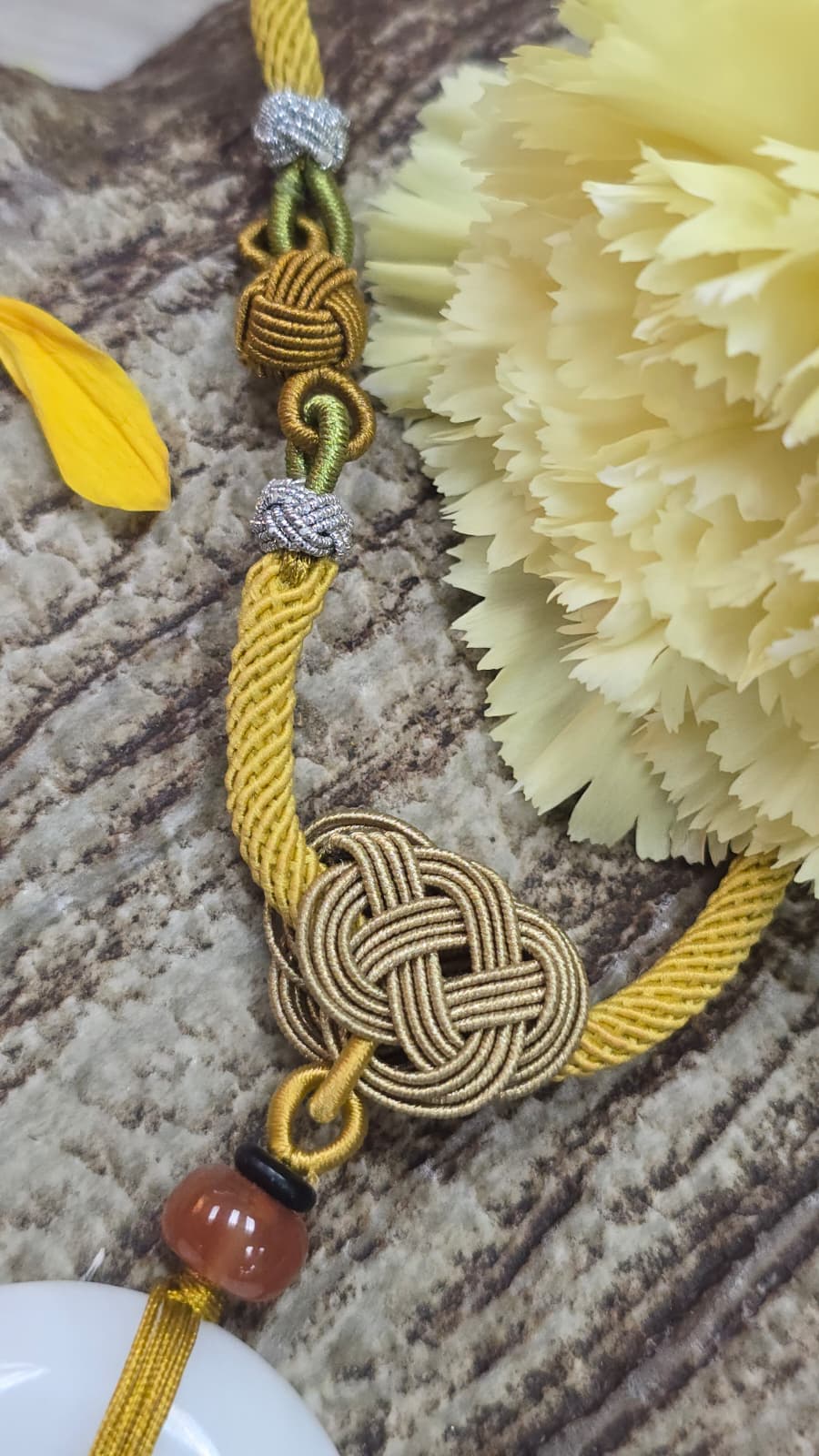 硨磲平安扣頸繩