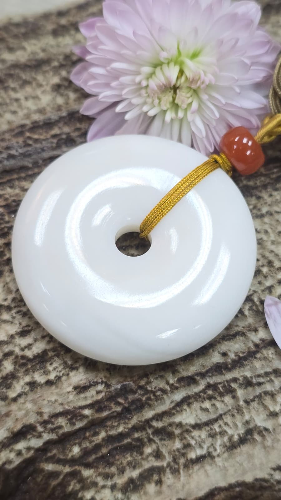 硨磲平安扣頸繩