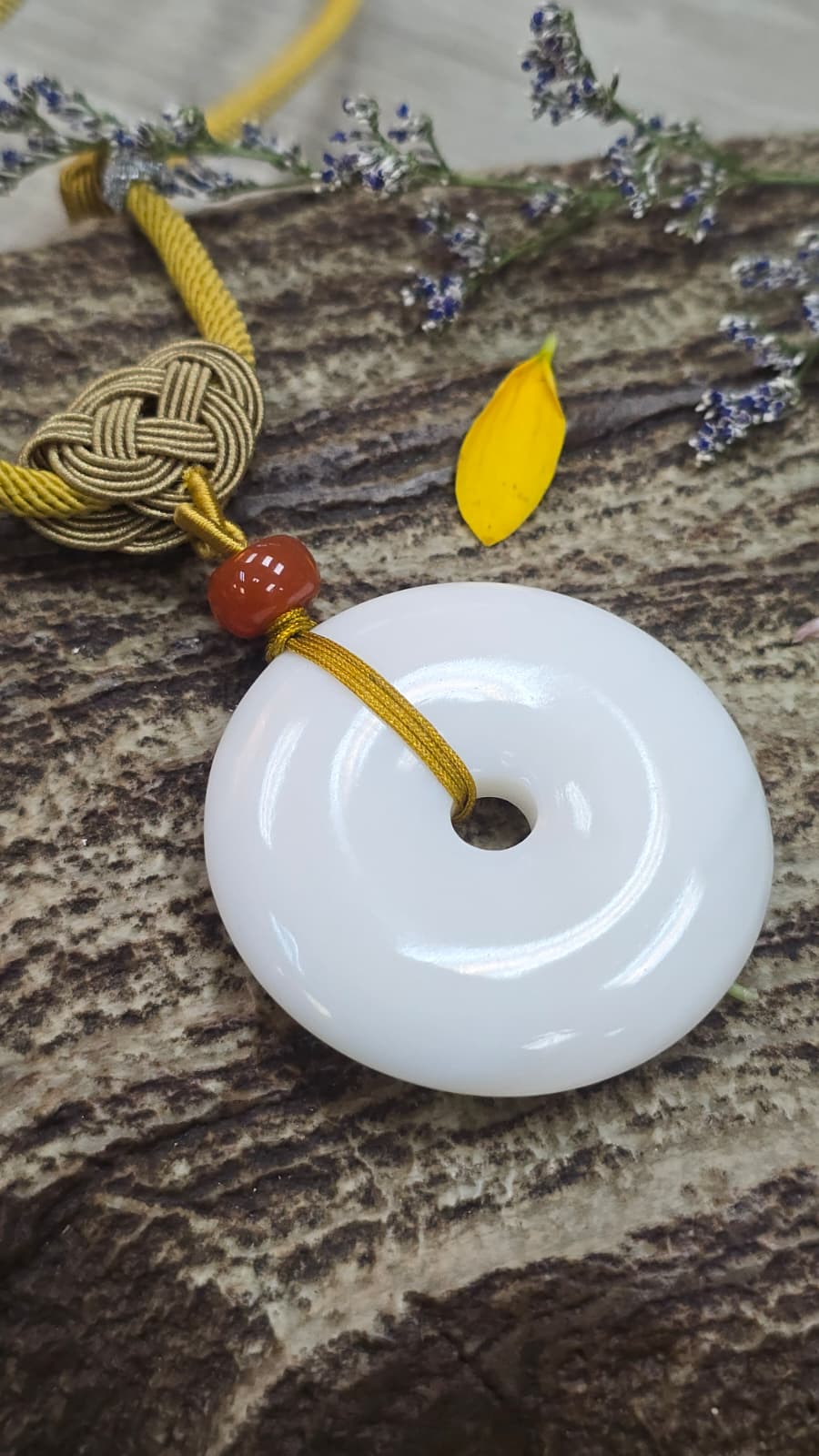 硨磲平安扣頸繩