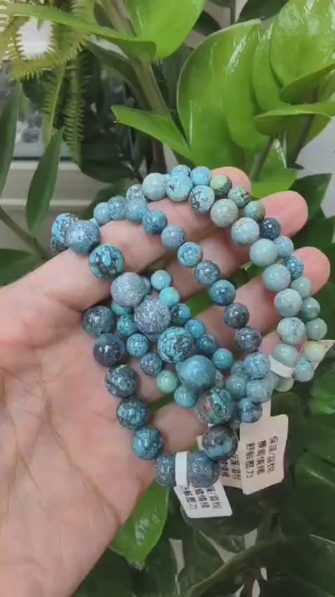 純天然綠松石手串